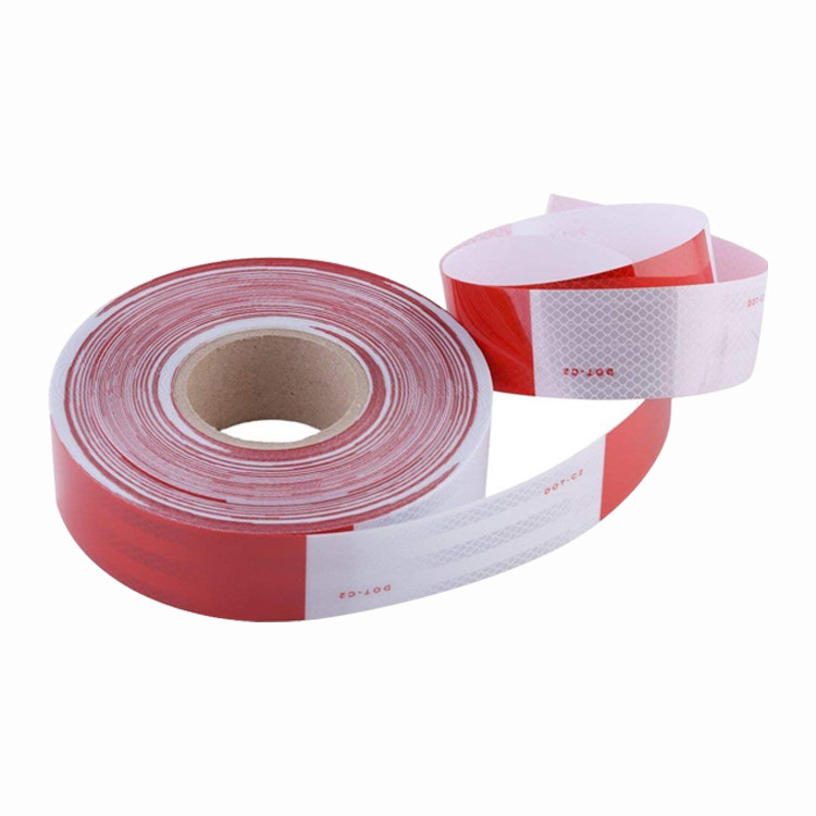 5cm PET DOT Reflective Tape For Trailer PET Glass Bead Customized