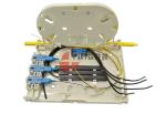 4 Port Fiber Optic Termination Box OTB FTB104E Plastic White for FTTH Drop Cable