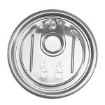 Aluminum Easy Open Lid , Metal Coffee Can Lid For Round Embossed Tall Coffee Tin