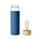 500ml Bpa Free Safe Borosilicate Glass Water Bottle With Bamboo Lid Silicone