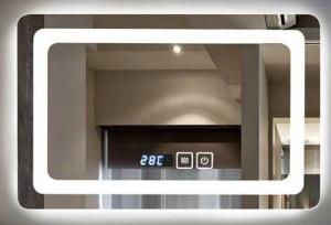 IP44 Wall Mounted Led Behind Mirror For Luxury Hotel , Frameless Bathroom Mirror