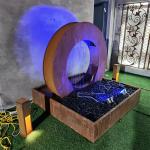 Rusty Corten Steel Water Feature 2mm Decorative Water Fountains