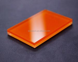 China Black Orange EVA Laminated Safety Glass for Kitchen Staircase and Building Construction factory