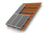 HDG Solar Panel Roof Mounting Systems Customized Color Stainless Steel 304 Home