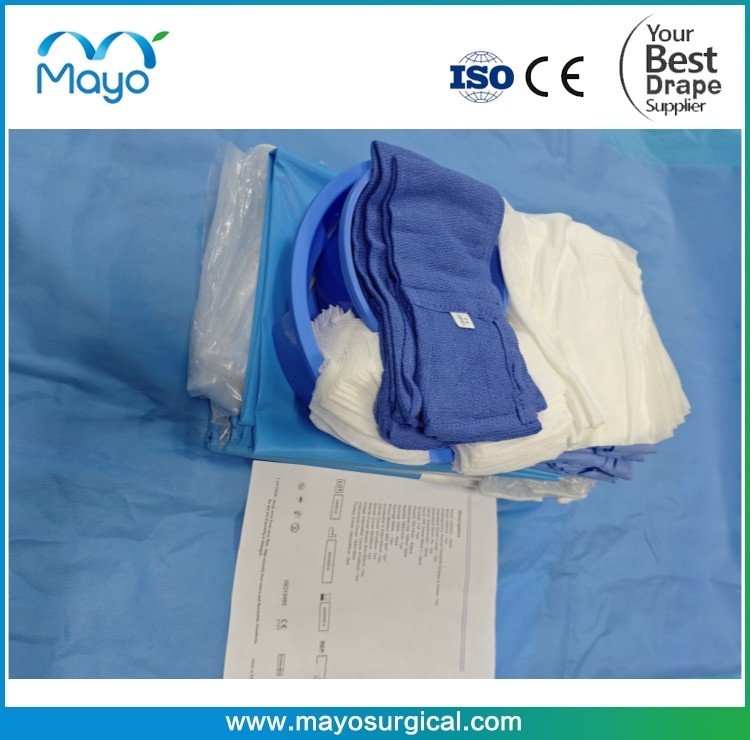 Disposable Sterile Single-Use Cath Angio Pack With All In One