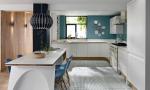 3m Long Small Plywood Kitchen Cabinets Modern With Breakfast Counter