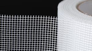 China Strength Adhesive Latex Self Adhesive Fiberglass Tape Alkali Resistant Up To 500.C Heat Resistance factory