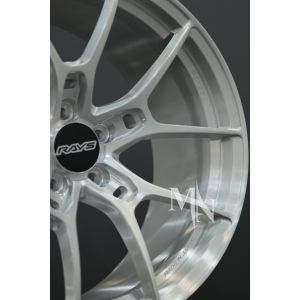 Volk Racing Rays G025 Forged Wheels Brushed Clear
