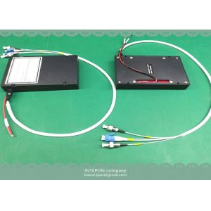Optical switch module, 2x2 port, 120x80x18mm ABS box, bypass type, FC/PC