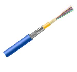 China Indoor Armored Fiber Optic Cable Multi Strand Single Core Spiral Steel factory
