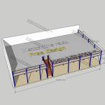 Fire Rated Mezzanine Racking System ODM