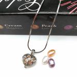 Love Best Wish Necklace Pearl Necklace Oyster Drop Pendant Jewelry Making