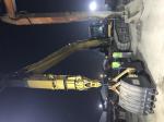 Excavator Clamshell Bucket KM220 Telescopic Arm Attachment For Foundation Work