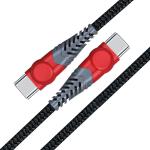3A PD 60W Kevlar 3.0 USB Type C Charging Cable Super Strong For Office
