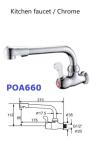 Wall Plastic Kitchen Bathroom Ceramic Toilet Hand Faucet