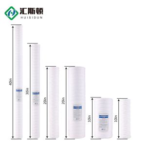 Supported OEM 30*2.5 PP Wound Water Purifier Filter Cartridge Refill for Clean