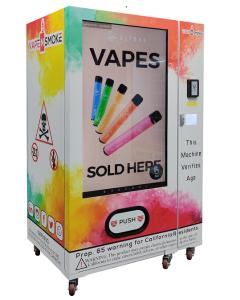 China 55 Inch Touch Screen Vending Machine To Sell Perfume Luxury Branding Products factory