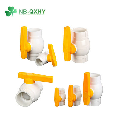 New Type High Quality UPVC/PVC Compact Round Ball Valve