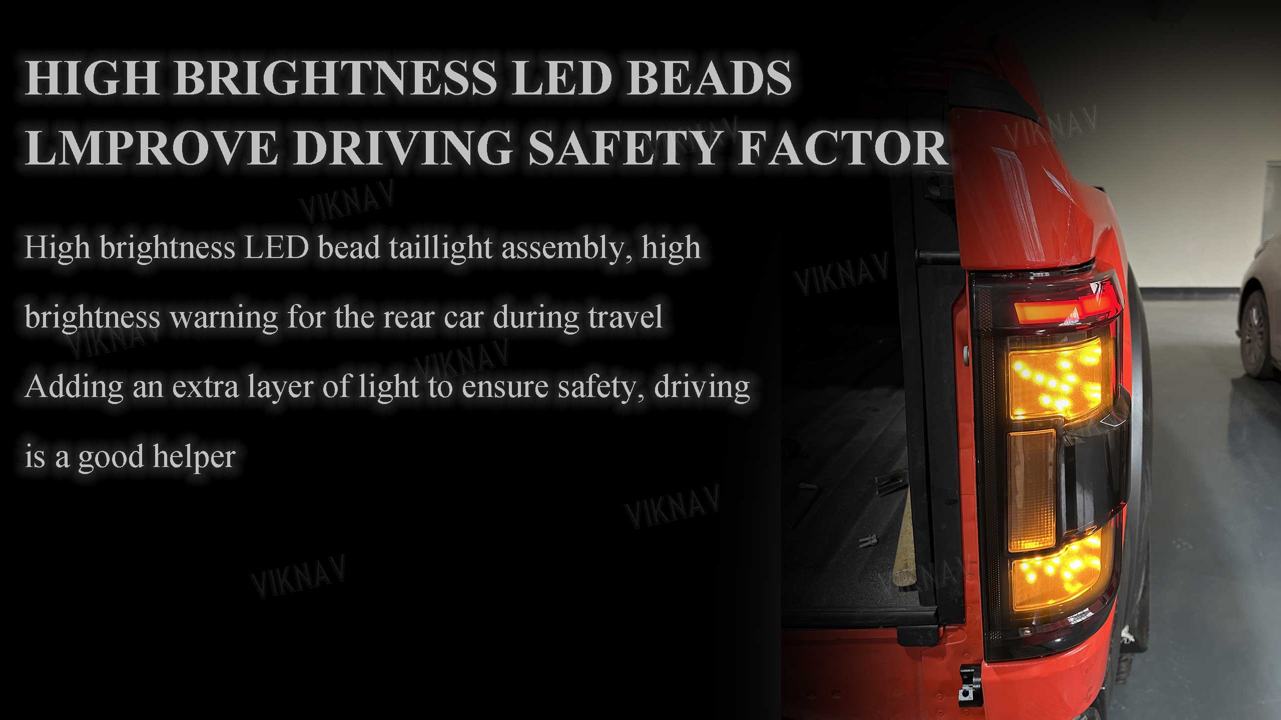 2021-2024 Truck Ford Raptor F150 Tail Light Assembly Blaze Edition For MP Falcon