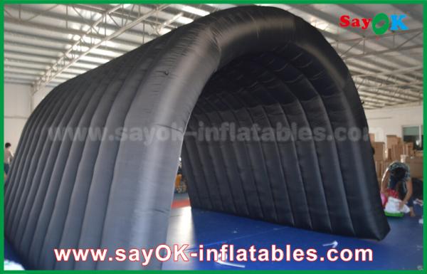 Air Inflatable Tent Black 210D Oxford Tunnel Inflatable Camping Tent For Outdoor
