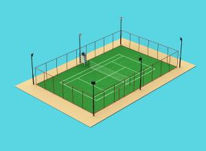 China Acrylic Basketball Court Sports Flooring Tennis Acrylic Sports Flooring Material Colorful factory