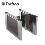 RS485 Communication Stainless Steel Turnstiles Entrance Barrier Gate For Library