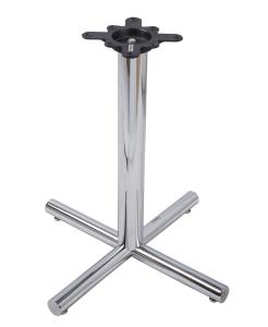China Chrome Products Aluminum Table Legs 27.75&quot;/40.75&quot; Height For Coffee / Bar Table factory