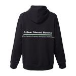 Customized Logo Mens Black Pullover Hoodie , Trendy Mens Hoodies Anti - Wrinkle