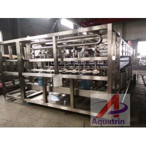 China 5.6kw 1200 Barrels /H 5 Gallon Filling Machine PC PET Purified Water on sale