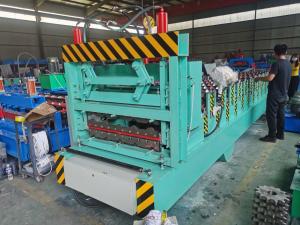China PPGI Roof Tile And IBR Sheet Roll Forming Machine factory