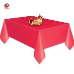 Tablecloth 5 Pack Red Disposable Rectangle Waterproof Party Plastic Table Cover