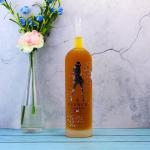 Wholesales 750ml 1000ml Frosted Decal Glass Bottle for Beer Vodka Whisky Spirits