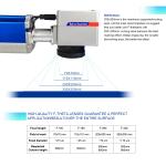 Stainless Steel Fiber Laser Marking Machine Raycus Max JPT Rotary Axis 20W-100W