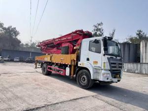 China Sany 37m Concrete Pump Truck with Hydraulic Chassis and Wide Machining Process factory
