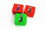Tin Drum Tech Square Metal Tins 68 * 68 * 45 mm Candy Square Tin Containers