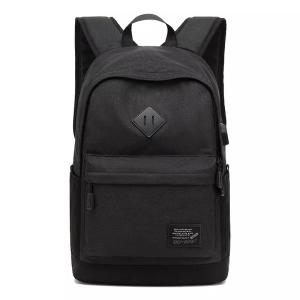China 18.5L Oxford Cloth USB Student School Backpack 30*14*44cm factory
