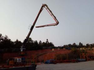 China Electric Concrete Placement Boom / High Efficiency Boom Pressure Concrete Machine factory