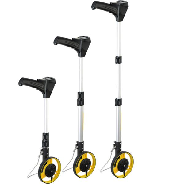 12 Inch Road Distance Digital Display Measuring Wheel With Aluminum Foldable