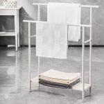 Removable Standing Household Bathroom Metal FOLDABLE Compact freestanding towel