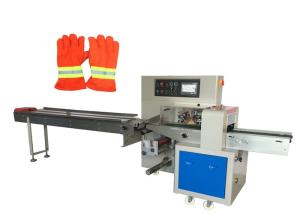 China Customized Pillow Packaging Machine Protective Gloves Packing 60 Bags / Min factory
