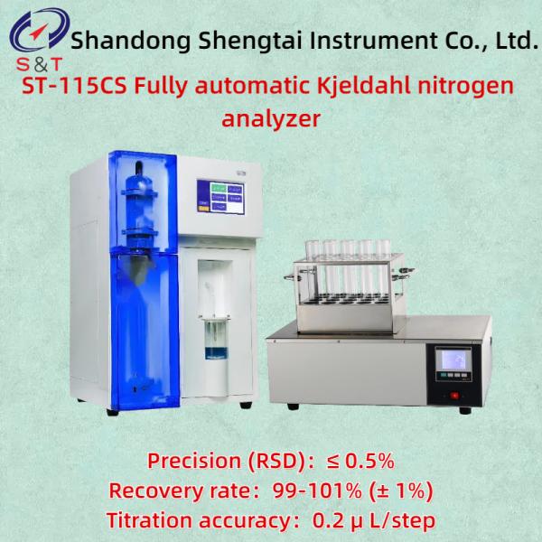 RSD ≤0.5% Fully Automatic Kjeldahl Nitrogen Analyzer Analysis Range 0.1-240 Mg N