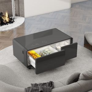 Living Room Furniture Smart Coffee Table with Wireless Charging and Music Player