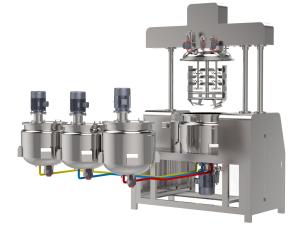 China High Capacity 10-10000L Liquid Homogenizer With Steam / Electricity Heating factory