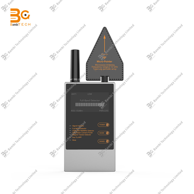 Professional Wireless Detector Anti GPSGSM Wifi Digital Radio Frequency Detector 50MHz-8GHZ