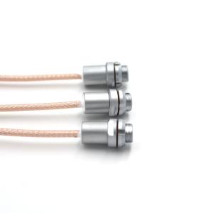 China Circular Coaxial Push Pull Cable Connectors 4A Micro Precision Socket Waterproof factory