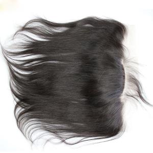 China Brazilian Hair Closure Lace Frontal Closure 13x4 Straight Virgin Human Hair factory