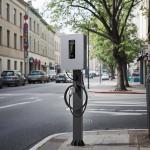 E-Mingze 20kW CCS2 Portable Electric Car Charger 50A Stand Column EV Charger