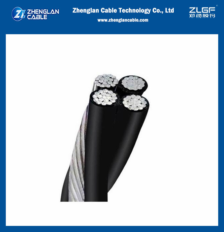 Drop Wire ABC Aerial Bundled Cables 50 Sqmm 35 3 Phase Aluminium Conductor Triplex