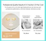 Cosmetic Red Near Infrared Led Light Therapy Mask Seven Color Silicone