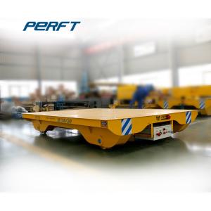 China 1-30t Electric Heavy Duty SGS Material Transfer Cart Remote And Hand Wireless Control factory